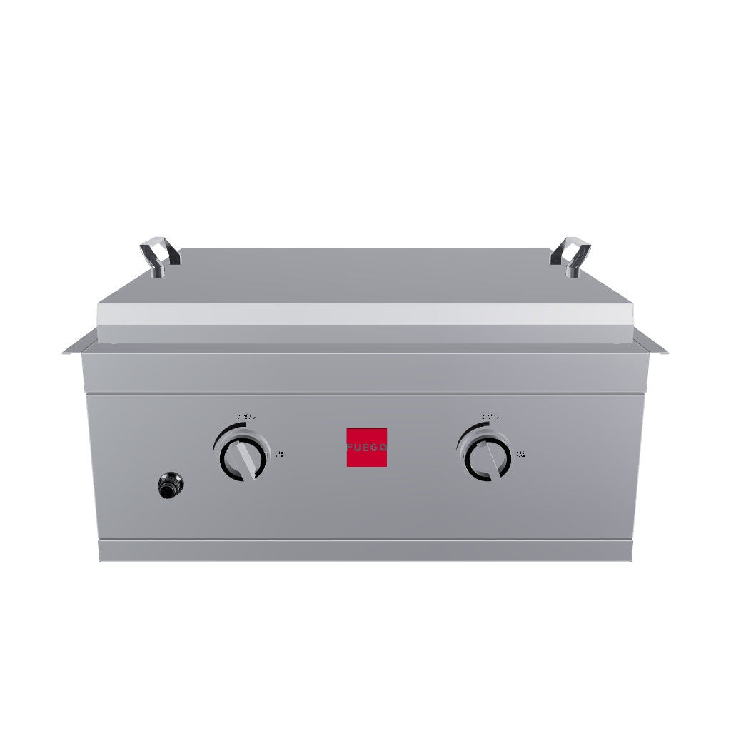 Fuego F27S-Griddle 304SS Built-in Liquid Propane